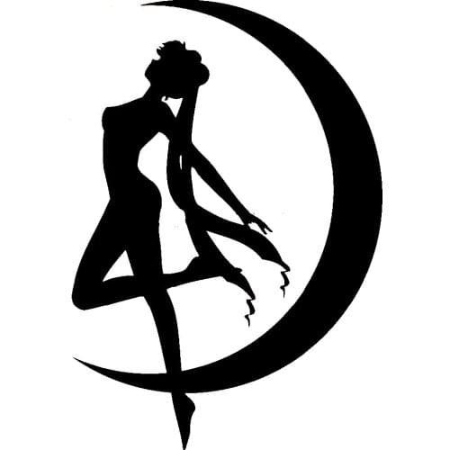 Fashion Sexy Beautiful Girl Car Window Sticker Pvc Personality Truck Door Windshield Notebook Kayak Decal Decoration 15cm*11cm