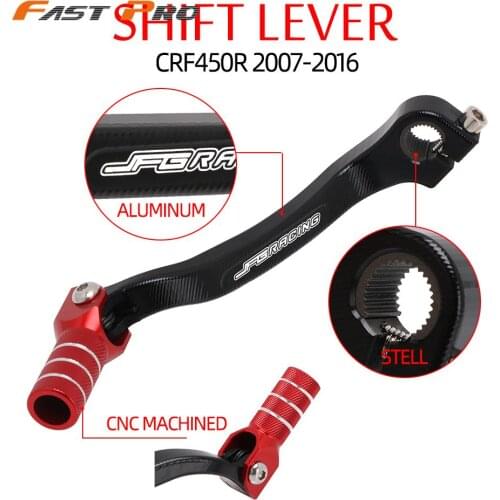 Motorcycle CNC Aluminum Foldable Gear Shifter Shift Lever For HONDA CRF450R CRF 450R 2007 2008 2009 2010 2011 2012 13 14 15 2016