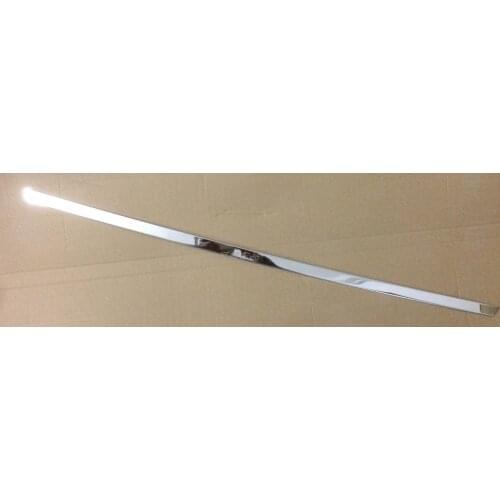 Tailgate Rear Door Bottom Cover Molding Trim Stainless Steel back door trim car Accessories for Mitsubishi LancerEX 2008-2013