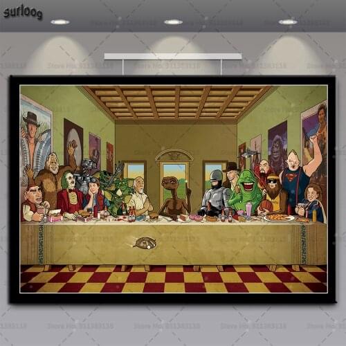 Beetlejuice Wall Art Poster Classic Horror Movie Retro Pictures Prints Canvas Painting for Living Room Home Decor