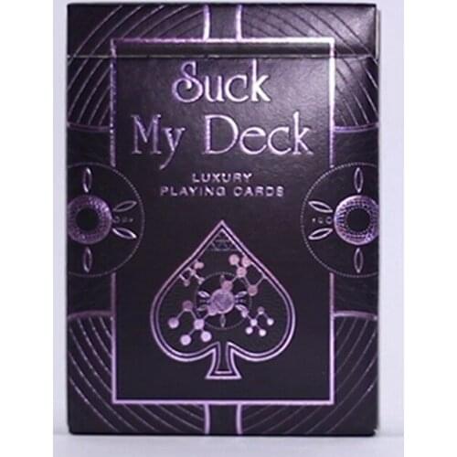 Suck My Deck Playing Cards Poker Size Deck Custom Limited Edition New Sealed Made in Taiwan Magic Props