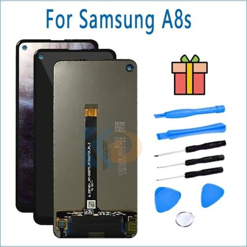 Original new LCD Display Touch Screen Digitizer Assembly For Samsung Galaxy A8S A9 Pro 2019 LCD