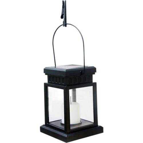 Outdoor Solar Light Flame Fire Lighting Vintage Flickering Effect Tungsten Novel Candle Tip Lamp