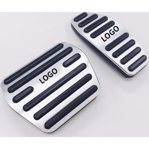 Aluminum Alloy Car Accelerator Fuel Brake Pedals Clucth Foot Pedal Cover For Nissan Qashqai j11 2014-2018 2019 2020 Accessories