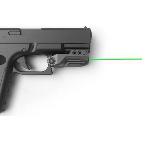 Rechargeable Green Laser Sight with Constant Pulse Output Picatinny Rail For Glock 17 Pistol Self Defense Red Dot Laser
