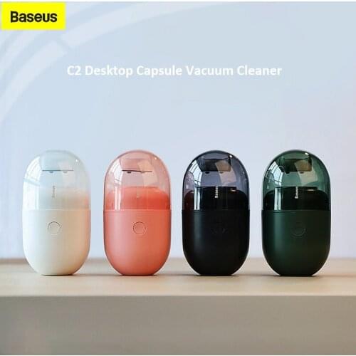 Xiaomi Baseus C2 Desktop Capslue Vacuum Cleaner Portable Wireless Handheld Cleaner Home Cleaning Cordless Auto Vaccum Cleaner