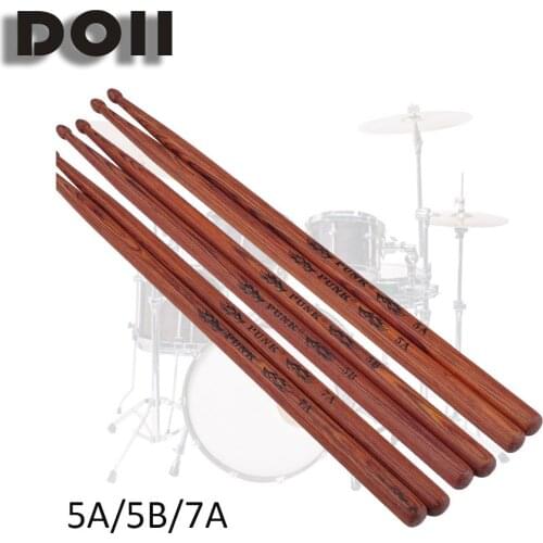 Professional Drum Sticks 5A Hickory Walnut Wood 5B Drumsticks 7A Musical Instruments Drum Sticks Percussion Instrument Accessori