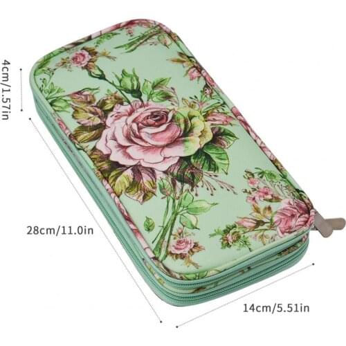 Hot Sale Empty Crochet Hooks Bag Zipper Storage Organizer Bag for Crochet Needles Knitting Tools Without Hooks and Accessories