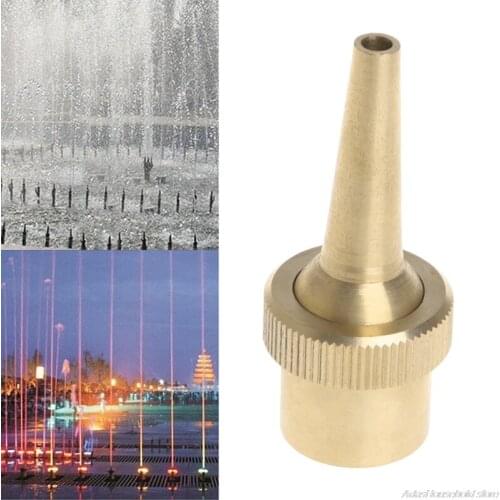 Free Shipping 1/2" DN15 Jet Straight Garden Pond Sprinkler Water Fountain Nozzle Spray Head Brass Fountain Head ly8 21wholesales