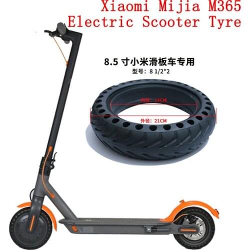 Scooter Tyre Shock Absorber Non Pneumatic Damping Rubber Solid Hole Tires for Xiaomi Mijia M365 Electric Scooter Accessories