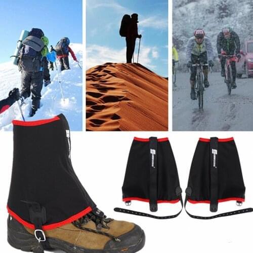 Outdoor Mountaineering Snow Cover Hiking Leggings Anti-mosquito Sand-proof Waterproof High Elastic Nylon Shoe Cover