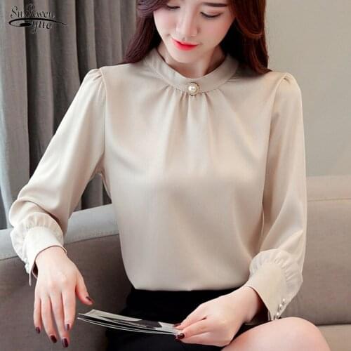 Blusas Mujer De Moda 2021 Chiffon Womens Tops and Blouses Long Sleeve Feminina Women Shirts Plus Size Tops Fashion Shirt 1418