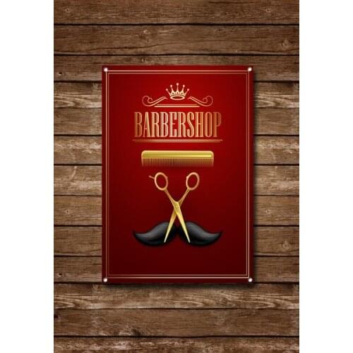Royal Crown Barber Shop Tin Sign, Metal Sign, Barbershop Signs, Modern Style, Barber Shop Sign, Barber Sign, Barber Signs