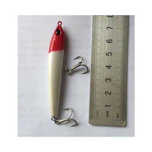 1 Piece Long Cast Pencil Lures Sinking 9g/7cm Artificial Lures 4 Times Hook Laser Reflecting