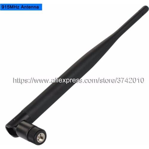 1pcs High gain 915MHz Rubber Whip Antenna Wireless folding antenna SMA Male 5dBi 19.5CM