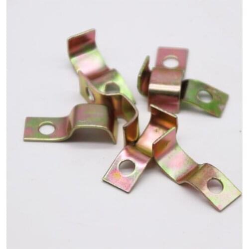 100PCS Sigle Side Fix 4-10mm Oil Pipe Clip Tube holder for Band Clamp Metal Fastener Assortment Kit For lubrication system