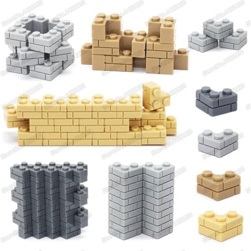 Piece 1x3 Building Blocks Corner Brick Lot Diy Military City Technology Figures Mini Model Moc Child Christmas Birthday Gift Toy