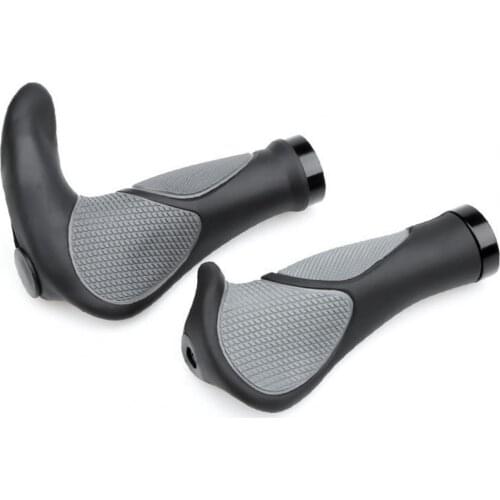 2Pcs Mountain Bicycle Bike Rubber Goat/Ox Horn Handlebar Covers Handle Grip-s Horn Handlebar Covers Handle Grip