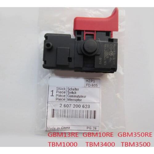 Free shipping! New Electric Drill Switch for Bosch GBM13RE/GBM10RE/GBM350RE TBM3400/TBM1000/TBM3500,High-quality