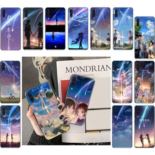 Japanese Anime Your Name Kimi no Na wa Phone Case For Samsung Galaxy A50 A70 A51 A52 A32 A02 A21 A12 M31