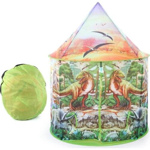 Dinosaur Kids Play Toys Tent For Childrens House Tipi Tents Folding Indoor Garden Playhouse Child Ball Pool