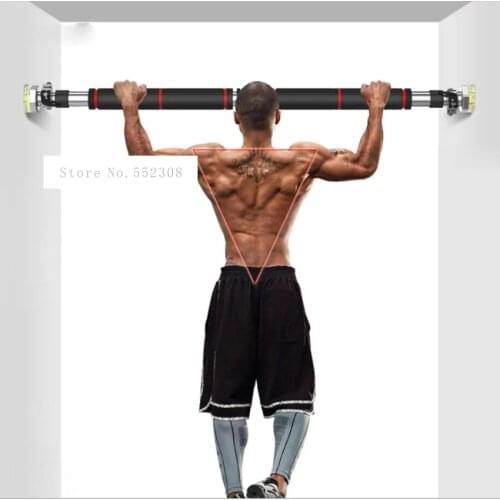 Door Horizontal Bars Steel Pull Up Training Bar Sport Fitness Sit-ups Equipment Home Gym Exercise Sport Tools 200KG 100-150cm