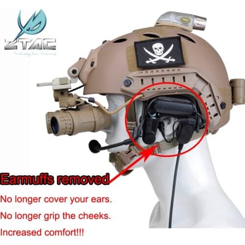 Element Z-TAC comtac 4 Airsofit Air Gun Softair ptt kenwood Midland Arsoft Tactical Headset Hunting Radio In-ear Style Earphone