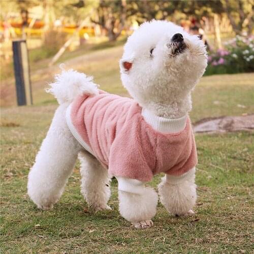 Dog Clothes Hoodies Soft Fleece Sweatshirt For Small Dogs Jacket Winter Pet Puppy Cat Clothing CoatsFor Dogs Chihuahua Bichon