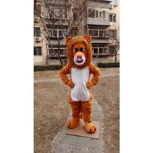 Lion Mascot Costume Cosplay Party Game Dress Outfit Advertising Christmas Adults Apparel Cartoon Character Birthday Clothes Gift