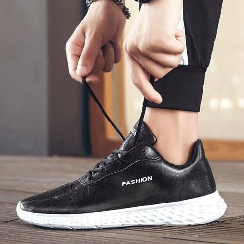 Men Casual Shoes Fashion Zapatos Casuales Man Shoes Casual Men Sapato For Black Luxury Sneakers Leather Work Sport Sneaker