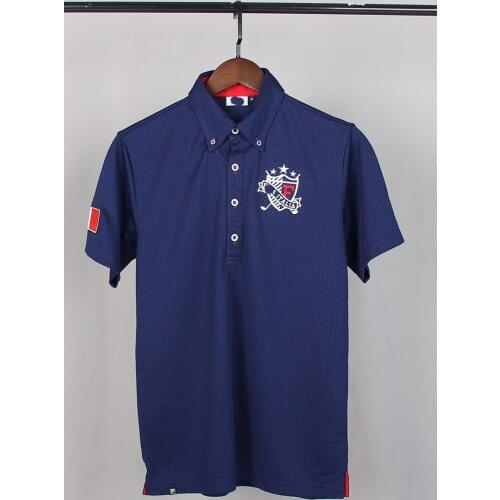 Men Golf Polo Shirts Golf Clothing Quick-Dry Wicking Polo Shirt Golf Top Casual Sports T-Shirt Asian Size S-3XL Golf Shirts Mens