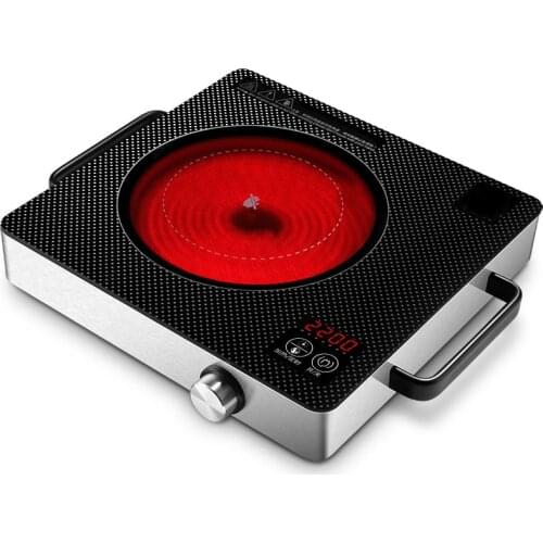 Hot Plates Electric ceramic furnace household hotpot barbecue light wave intelligent induction table tea stove NEW