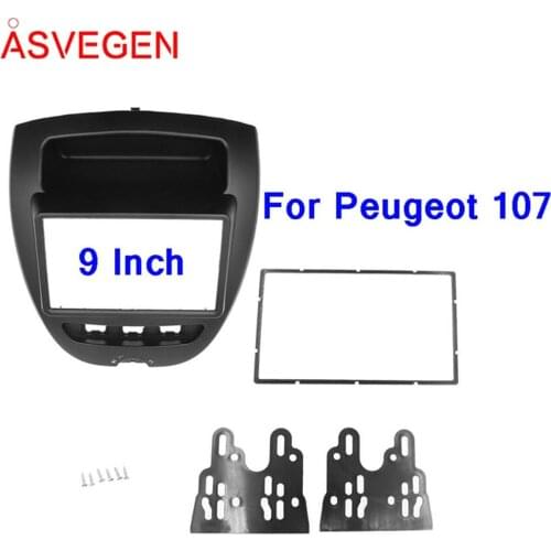 Asvegen Car Radio Fascia Frame For Peugeot 107 Car Dvd Frame Install Panel Dash Mount Installation Dashboard
