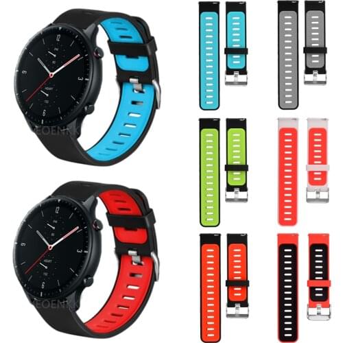 22mm Wrist Band For Huami Amazfit GTR 2 2e Sports Watch Strap For Amazfit GTR 47mm Pace Stratos 3 2 2s GTR2 Watchband Bracelet