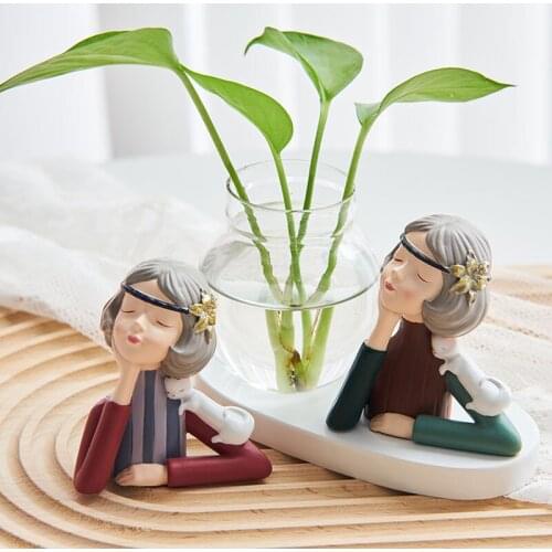 Nordic Glass Vase Transparent Hydroponic Small Vases Livingroom Decorations Home Decor Flower Pot Vintage Decor Декор Ваза