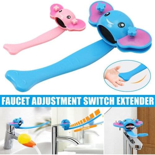 Bathroom Faucet Extender Kid Children Hand Wash Device Extension Tap Handle Sink Bathroom Water Extension Extender Accessories