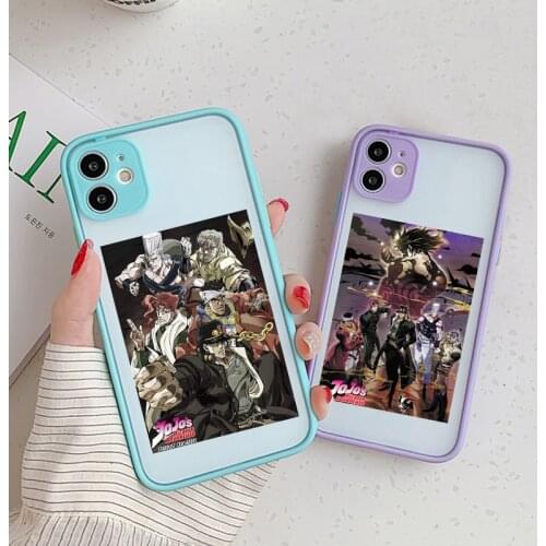 JOJOS BIZARRE ADVENTURE OVER HEAVEN JoJo Anime Phone Case for IPhone 11 12 Pro XS MAX 8 7 Plus X SE 2020 XR Matte Hard PC Cover