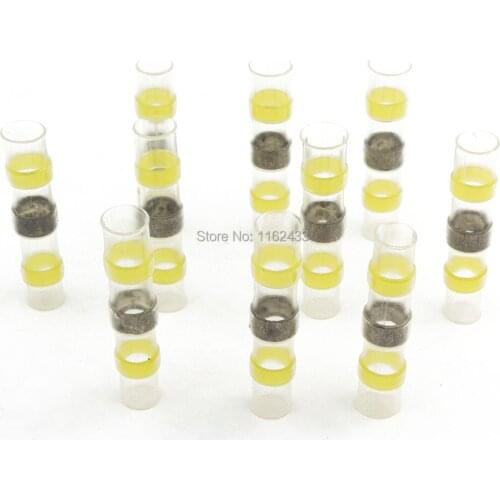 20pcs SST-S41 heat shrink solder sleeve wire splices AWG 12-10 4.0-6.0 mm2 butt wire connectors terminals