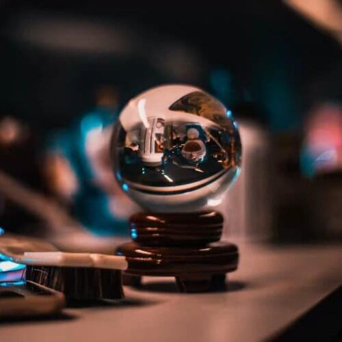 30-50mm Large Transparent Crystal Ball Lucky Rainbow Photo Crystal Ball Glass Ball Crystal Ball Photography Ball Divination Ball
