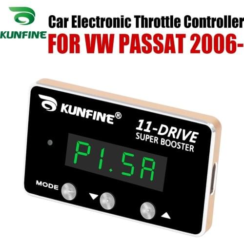 KUNFINE Car Electronic Throttle Controller Racing Accelerator Potent Booster For VW PASSAT 2006-After Tuning Parts 11 Drive