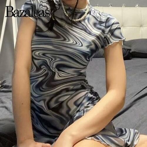 Летние платья мини Bazaleas China At AliExpress