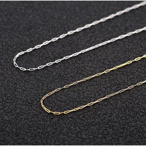 2 Meters 316L Stainless Steel 0.6x2x5mm Rolo Link Chain Bulk Necklace Fit DIY Handmade Bracelet Necklace Jewelry Making Findings