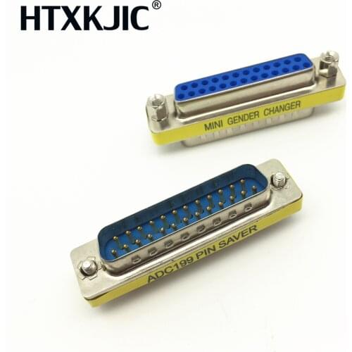 D-SUB DB25 Serial Cable Extended Adapter 25 Pin DB25 Male to Male M-M minitype Changer Connecto Female to female DB25 M/F