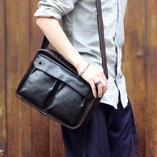 Tidog Business casual bag Satchel singles tide shoulder bag