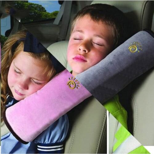 28x9x12cm Baby Children Safety Strap Micro-suede Fabric Car Seat Belts Pillow Shoulder Protection Car-Styling High Quality