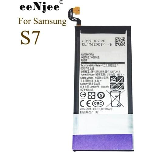 EENJEE 10pcs Per Lot Battery for Samsung EB-BG930ABE GALAXY S7 SM-G9300 G930F G930A SM-G930L G930L G9308 G930 G930V SM-G930P