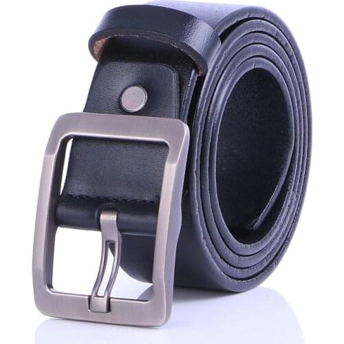 GOURS Cow Genuine Leather for Men Luxury Strap Male Belts New Fashion Classice Vintage Pin Buckle Men Belt High Quality GPDM011