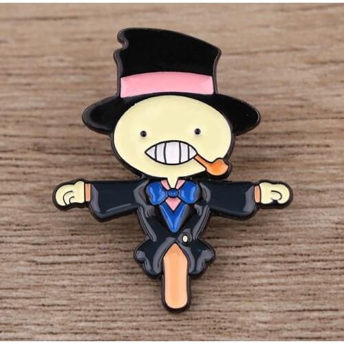 K1516 Dongmanli Castle Anime Pins Metal Brooches and Pins Enamel Pin for Backpack/Bag Badge Brooch T-shirt Collar Jewelry 1pcs