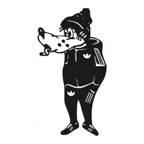 20X11 cm The wolf in costume, Well, wait! funny car sticker vinyl decal silver/black for auto car stickers styling N2037