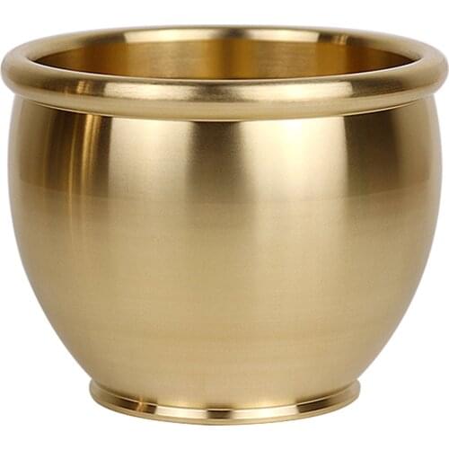 Fengshui Copper Water Supply Cup Tibetan Water Supply Cup Supplies Buddha Water Bowl Goddess of wealth Home Decoration